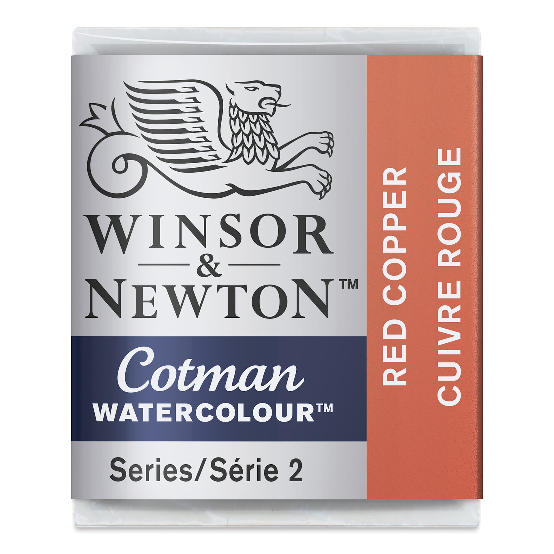 Winsor & Newton Cotman Watercolor - Red Copper, Half Pan