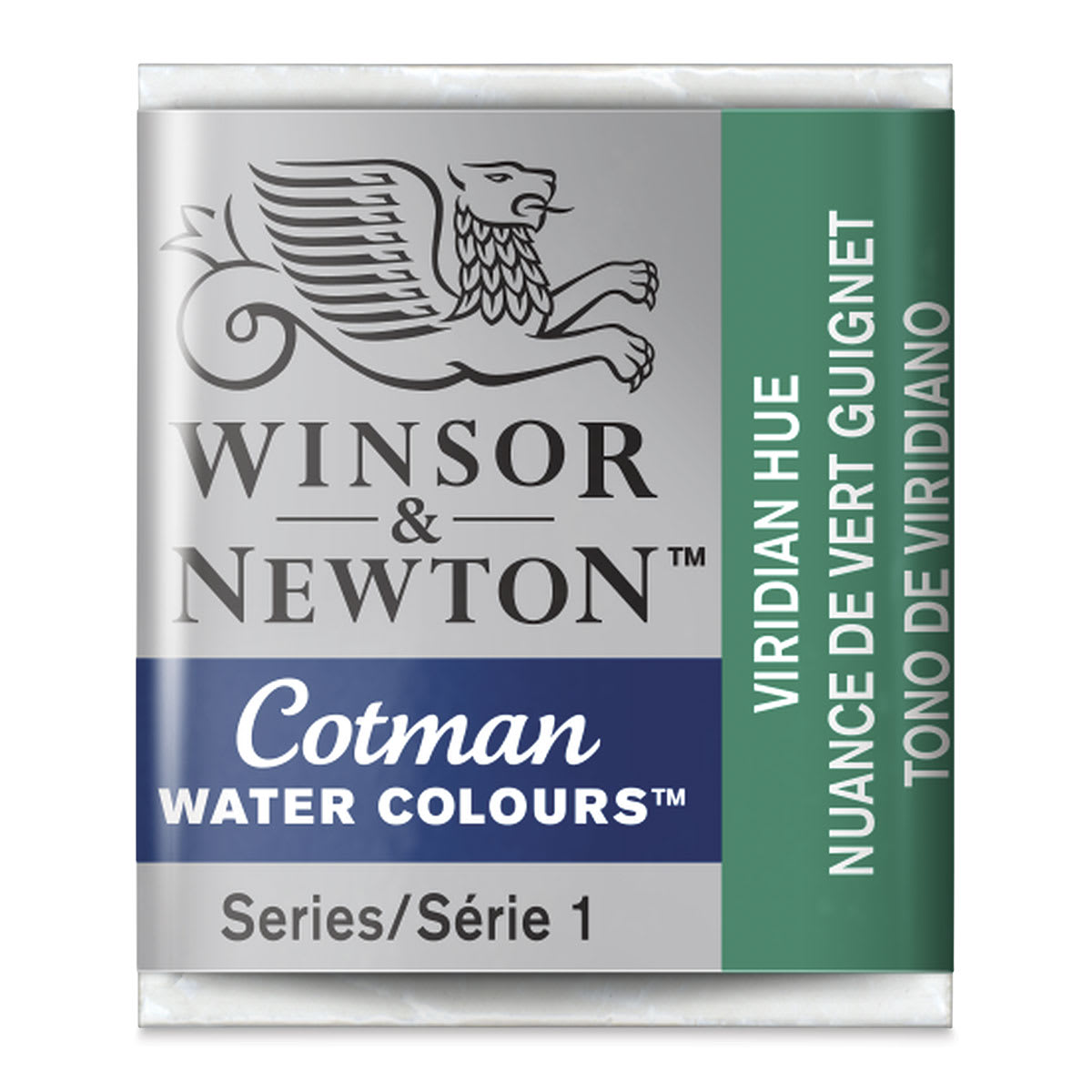 Winsor & Newton Cotman Watercolor Half Pan - Viridian Hue