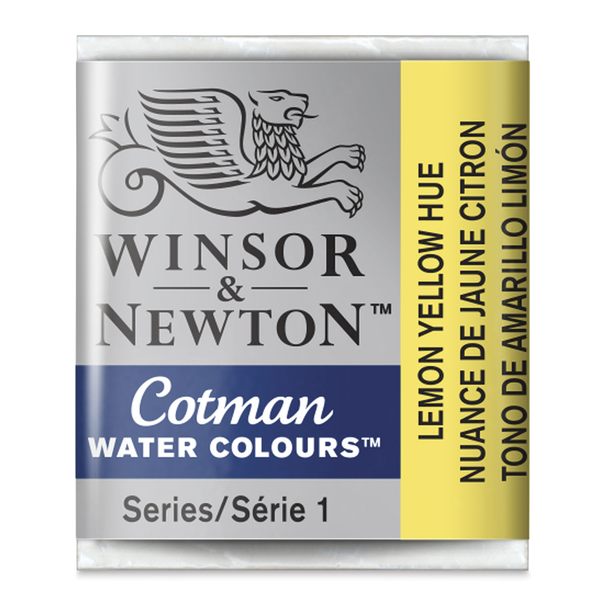 Winsor & Newton Cotman Watercolor Half Pan - Lemon Yellow Hue