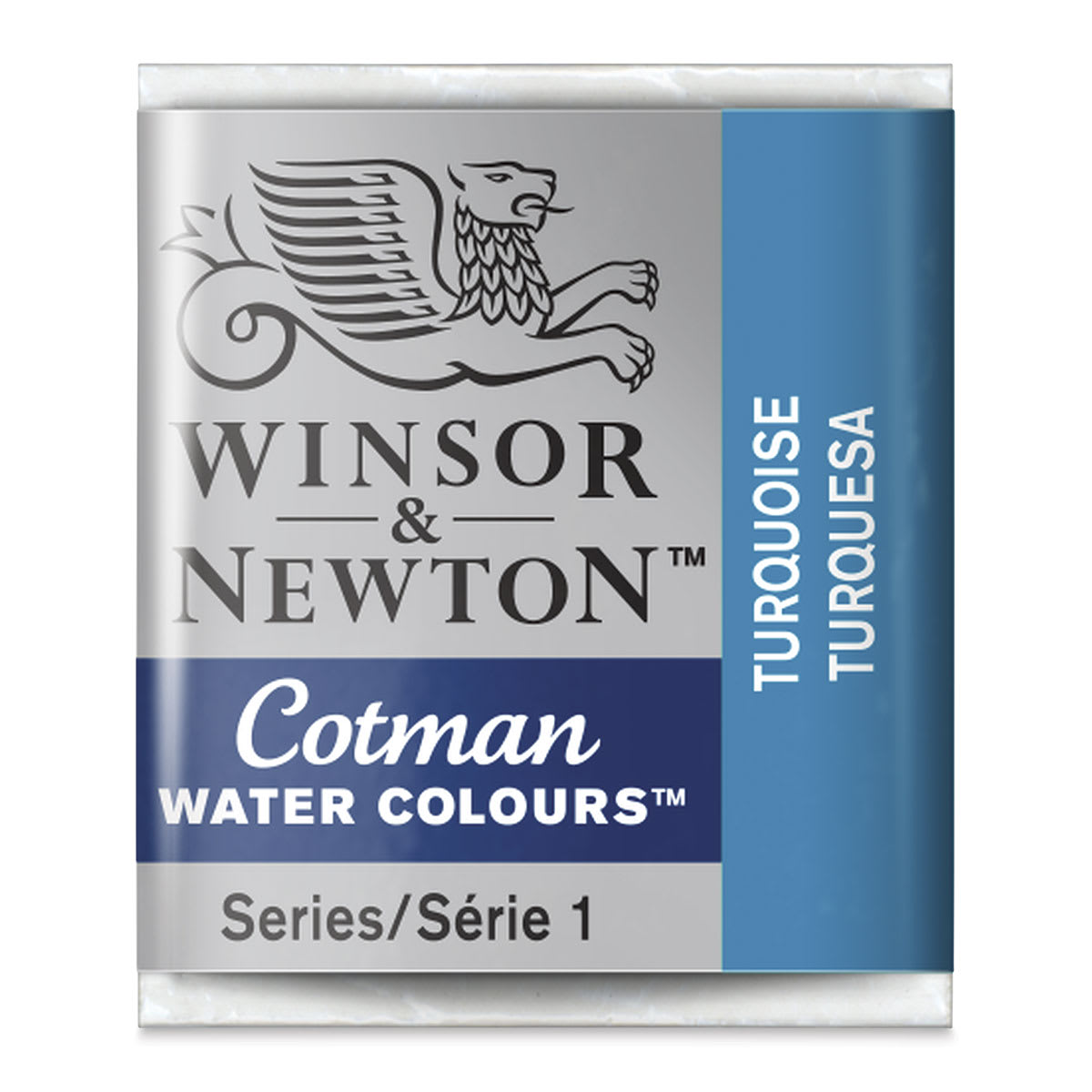 Winsor & Newton Cotman Watercolor Half Pan - Turquoise