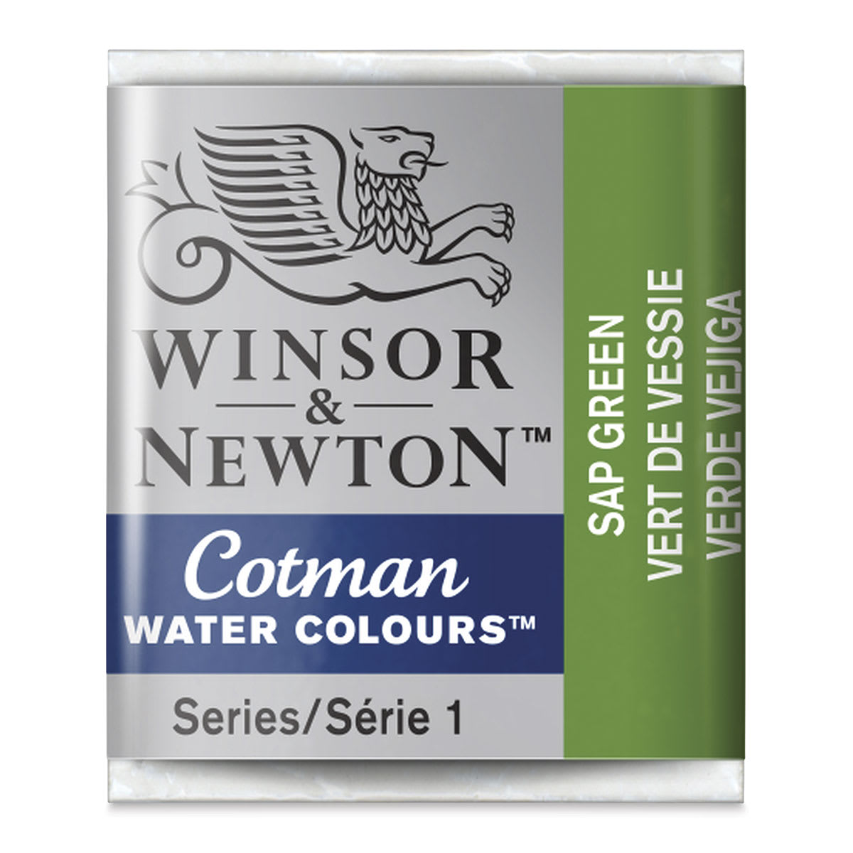 Winsor & Newton Cotman Watercolor Half Pan - Sap Green