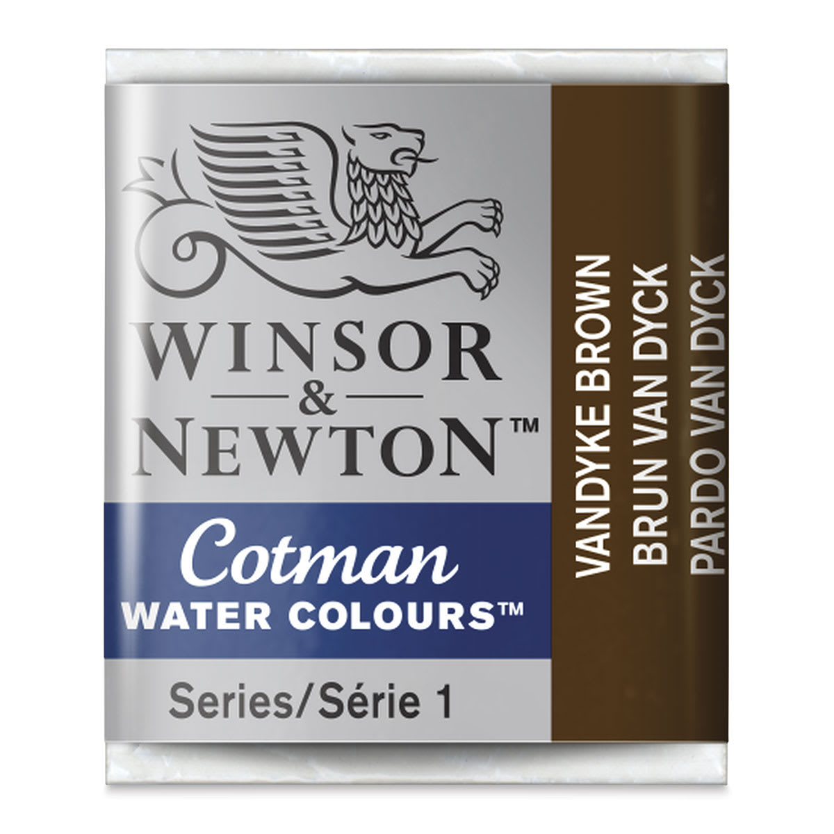 Winsor & Newton Cotman Watercolor Half Pan - Vandyke Brown