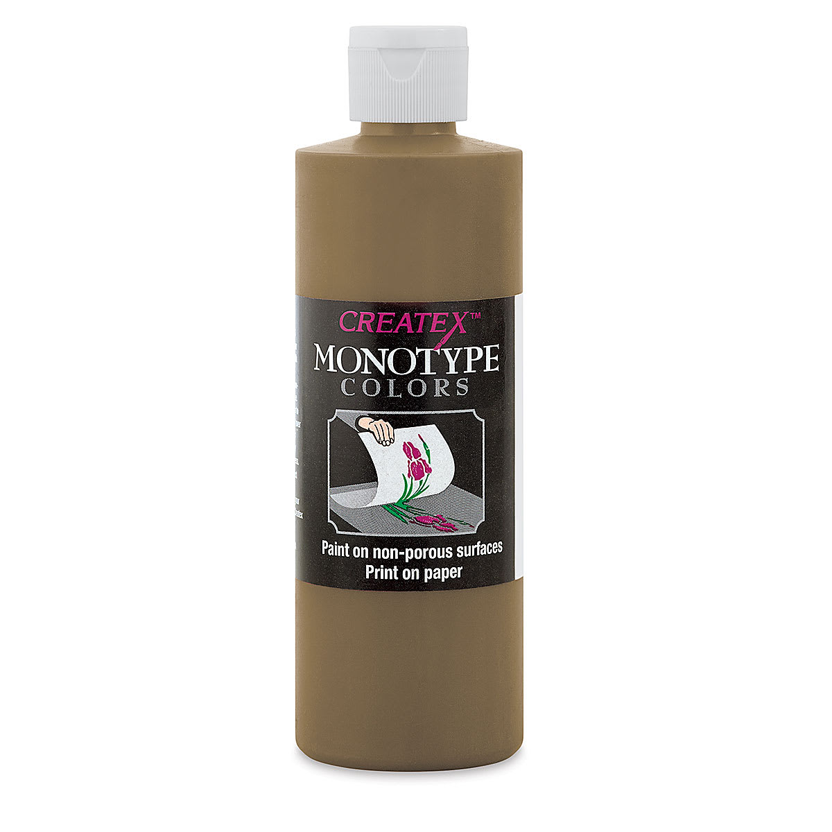 Createx Monotype Colors - Raw Umber, 8 oz bottle