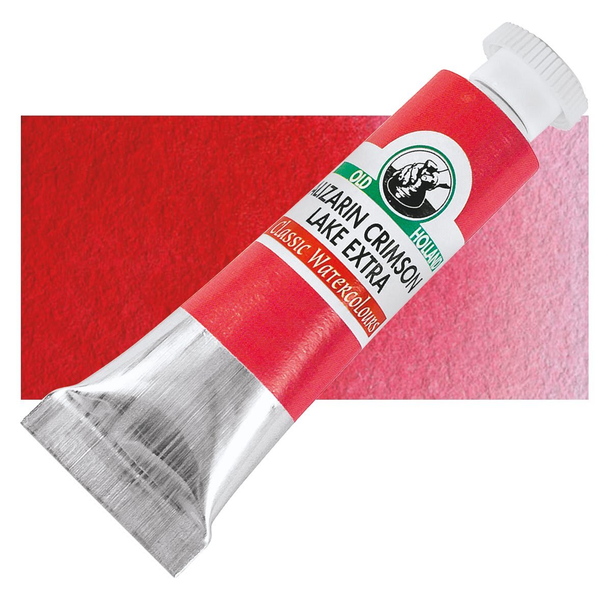 Old Holland Classic Artist Watercolor - Alizarin Crimson Lake Extra, 6 ml tube and swatch