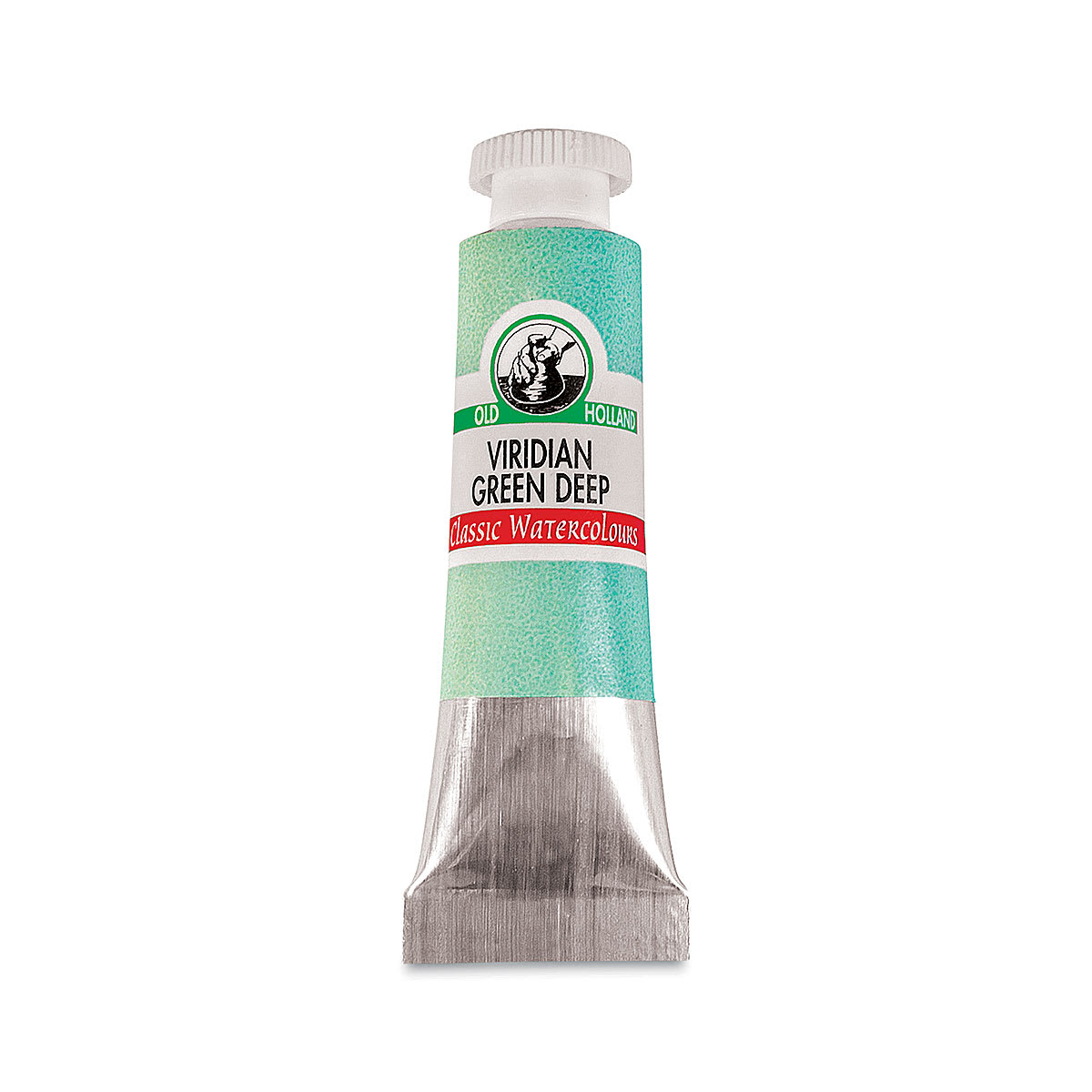 Old Holland Classic Artist Watercolor - Viridian Green Deep, 6 ml tube