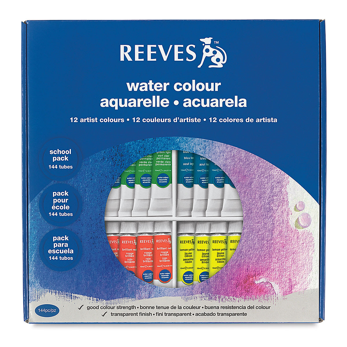 Watercolor Class Pack, Set of 144 Tubes