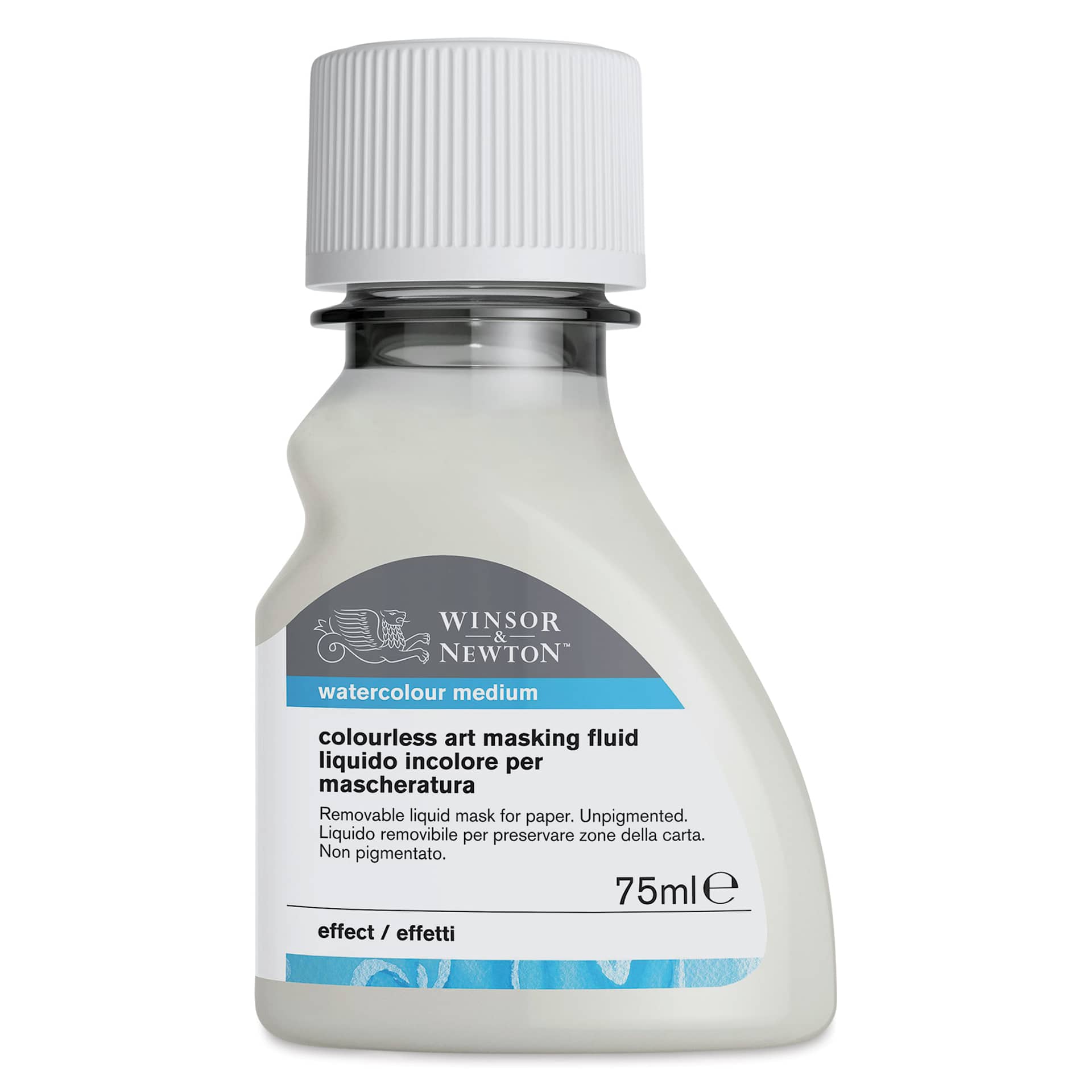 Winsor & Newton Watercolor Mediums - Colorless Art Masking Fluid, 75 ml bottle