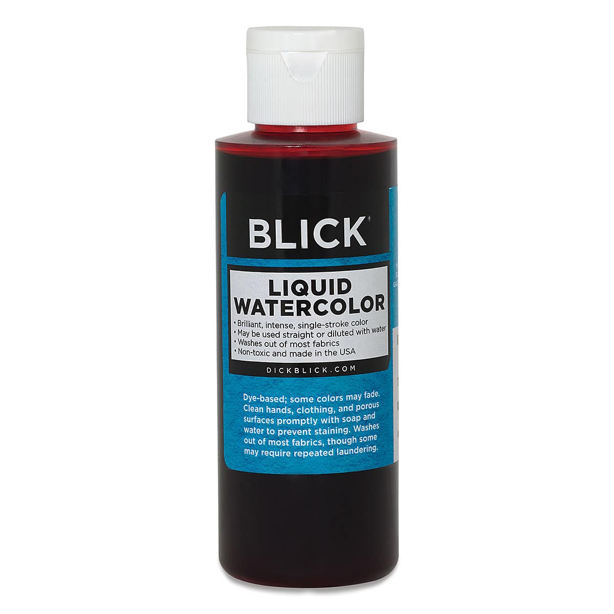 Blick Liquid Watercolor - Red, 4 oz bottle