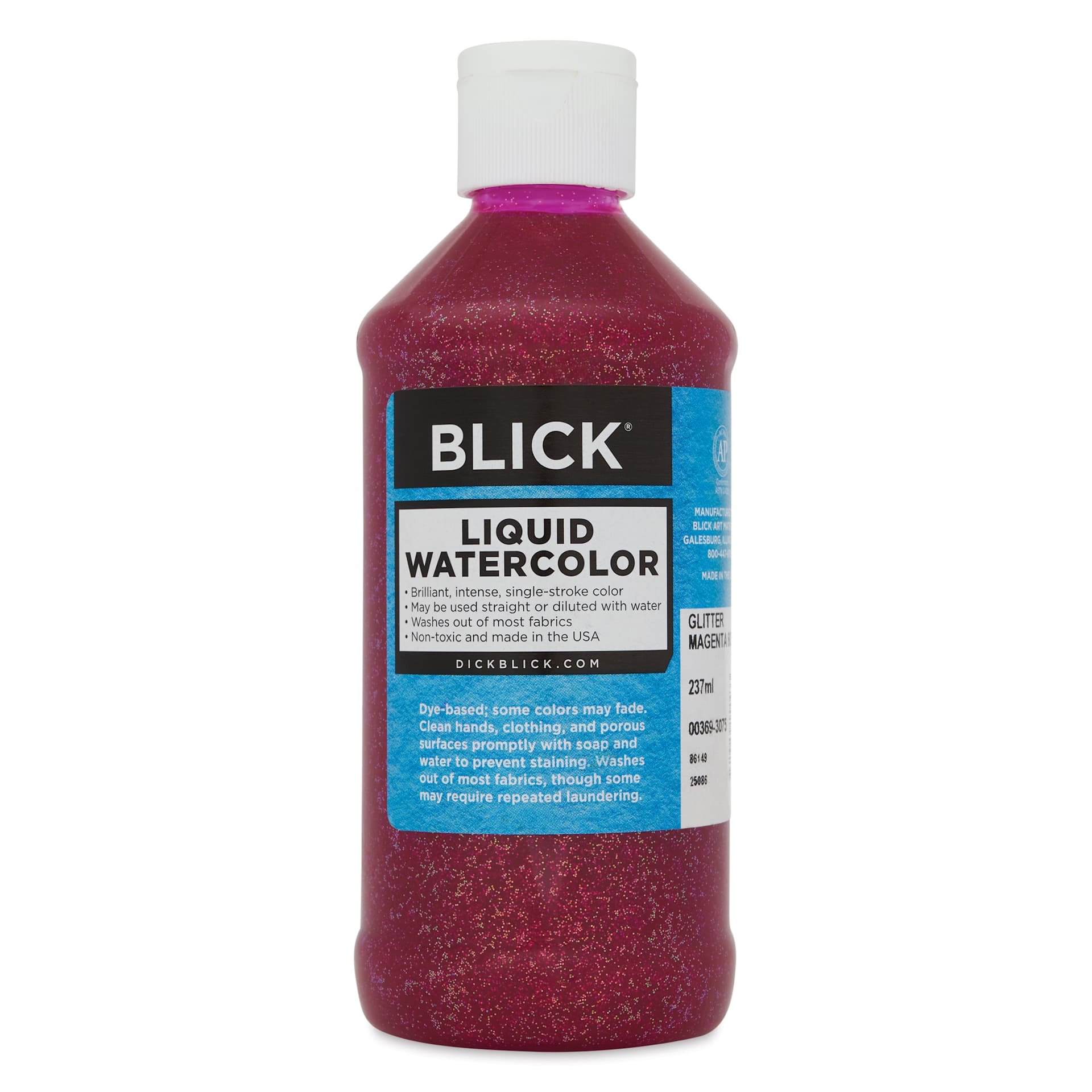 Blick Liquid Watercolors - Glitter Magenta, 8 oz