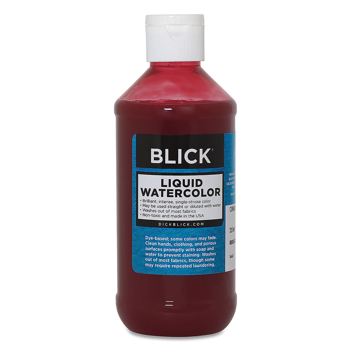Blick Liquid Watercolor - Coral, 8 oz bottle