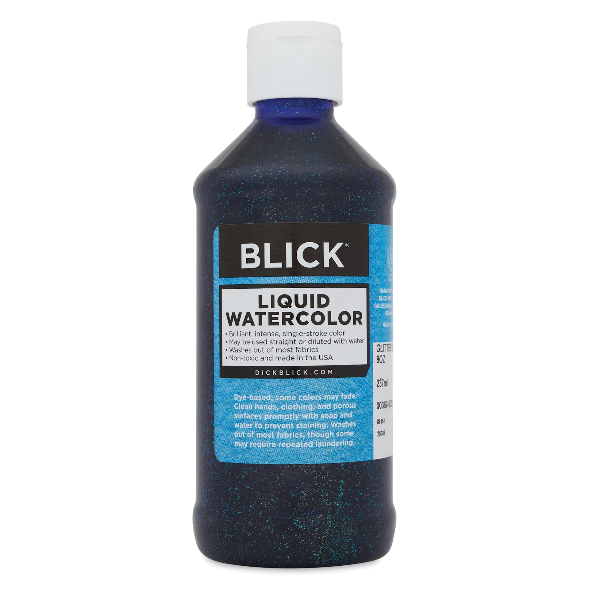 Blick Liquid Watercolors - Glitter Blue, 8 oz