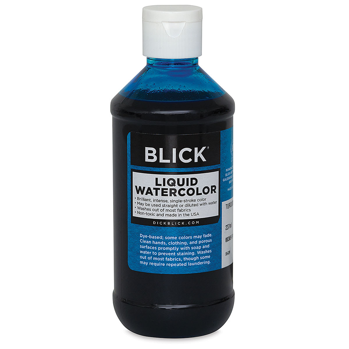Blick Liquid Watercolor - Turquoise, 8 oz bottle