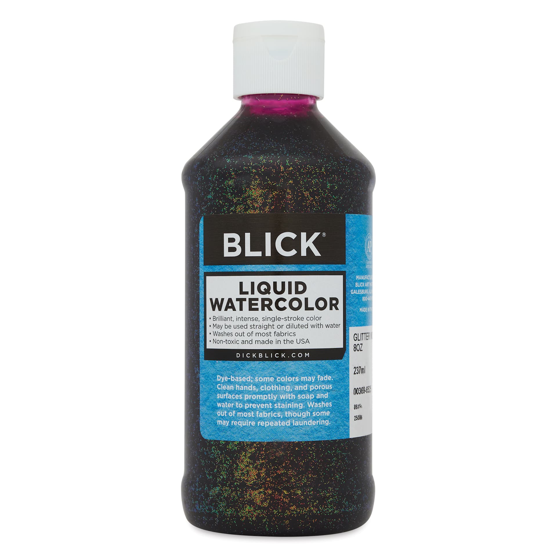 Blick Liquid Watercolors - Glitter Violet, 8 oz
