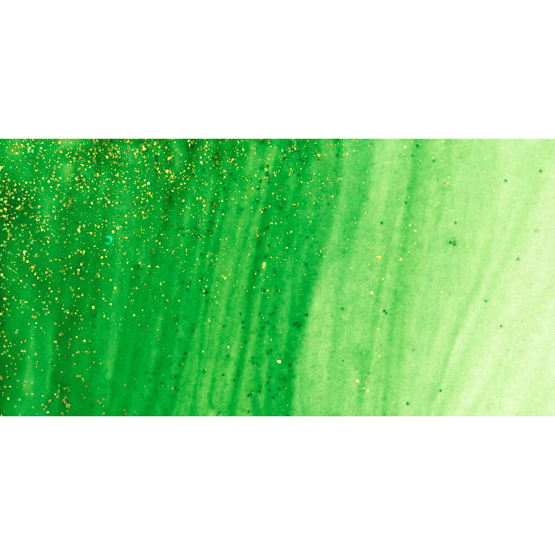 Blick Liquid Watercolors - Glitter Green swatch