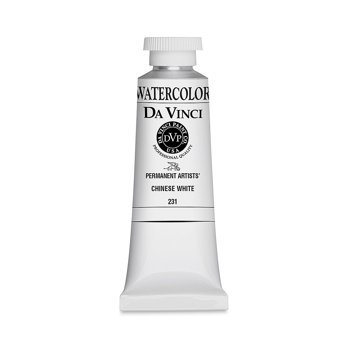 Da Vinci Artists' Permanent Watercolor - Chinese White, 37 ml tube