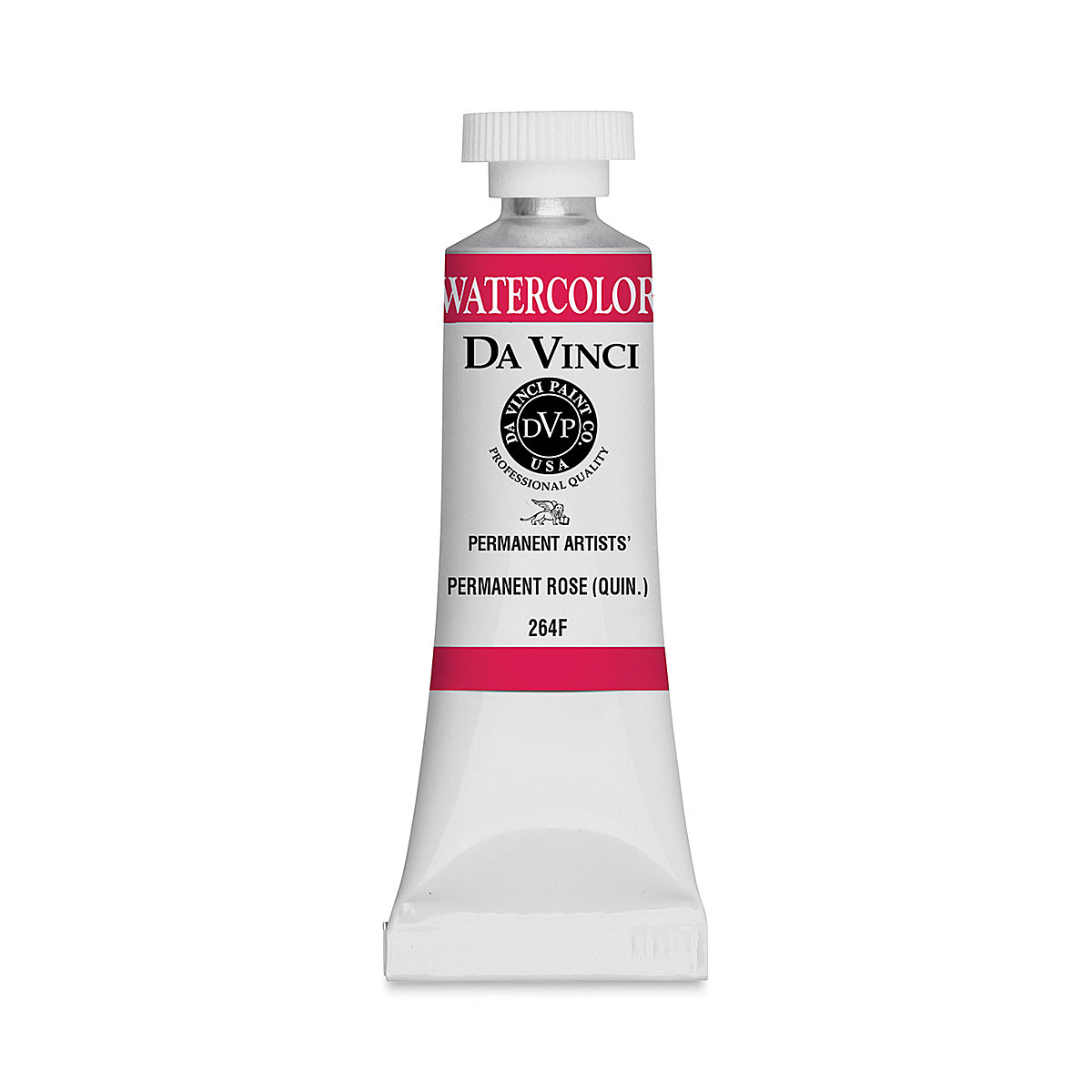 Da Vinci Artists' Permanent Watercolor - Quinacridone Permanent Rose, 15 ml tube