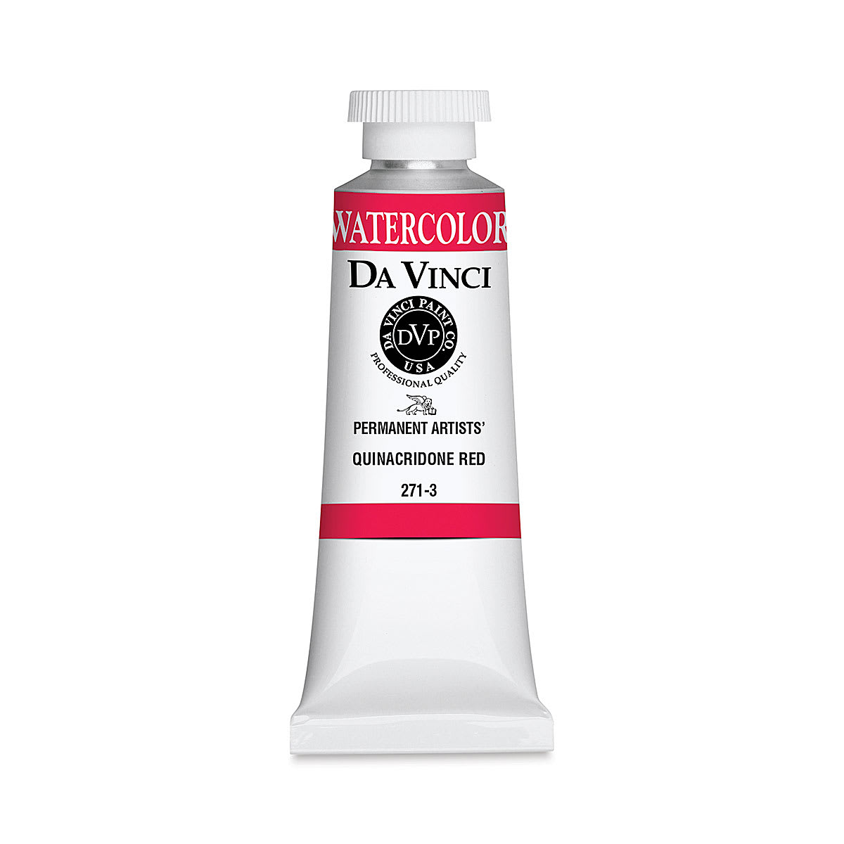 Da Vinci Artists' Permanent Watercolor - Quinacridone Red, 37 ml tube