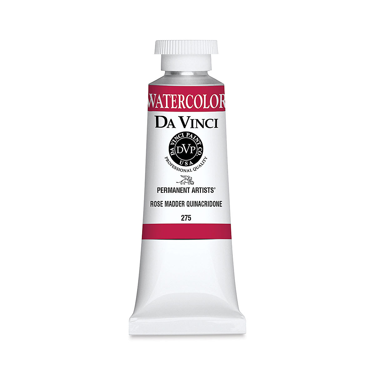 Da Vinci Artists' Permanent Watercolor - Quinacridone Rose Madder, 37 ml tube