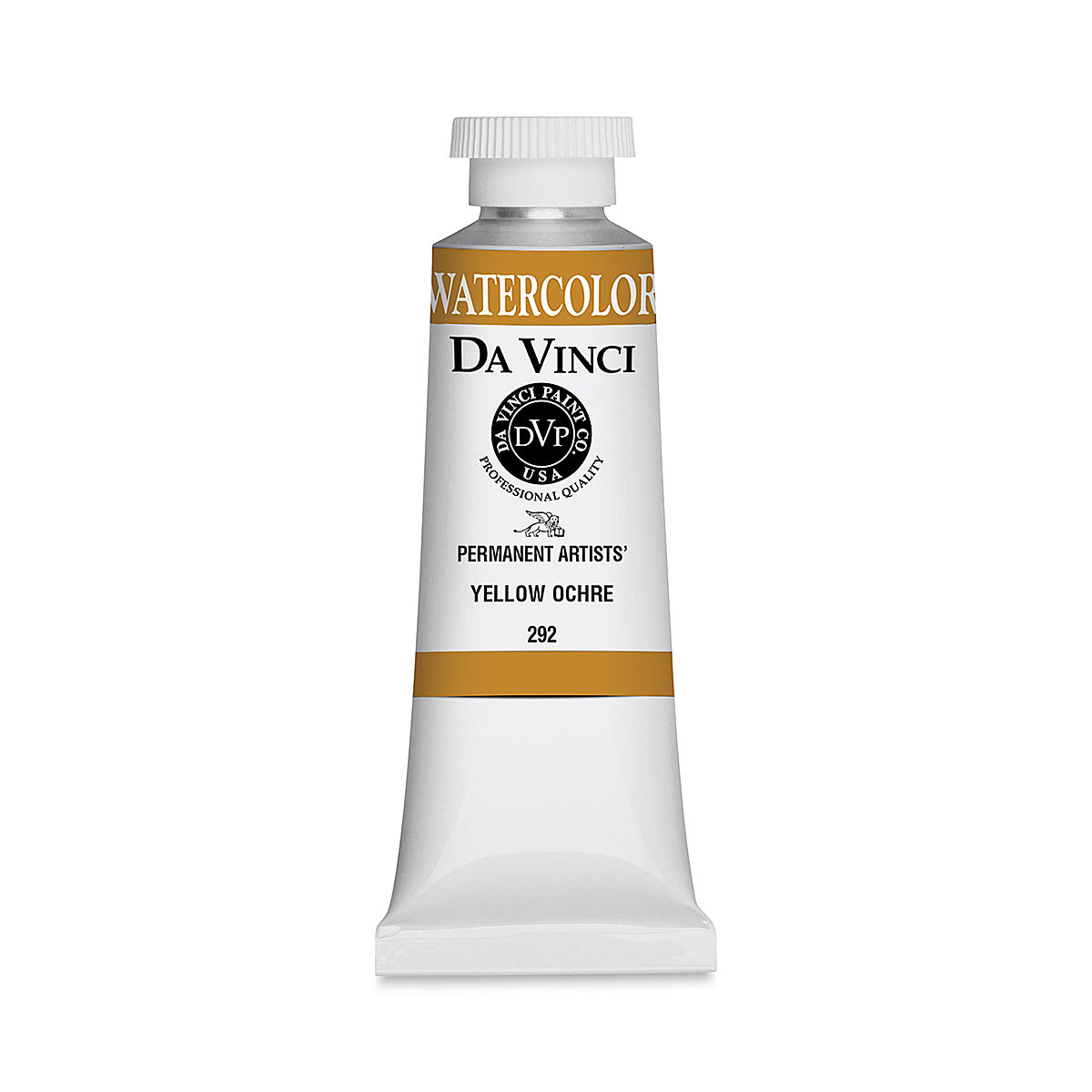 Da Vinci Artists' Permanent Watercolor - Yellow Ochre, 37 ml tube