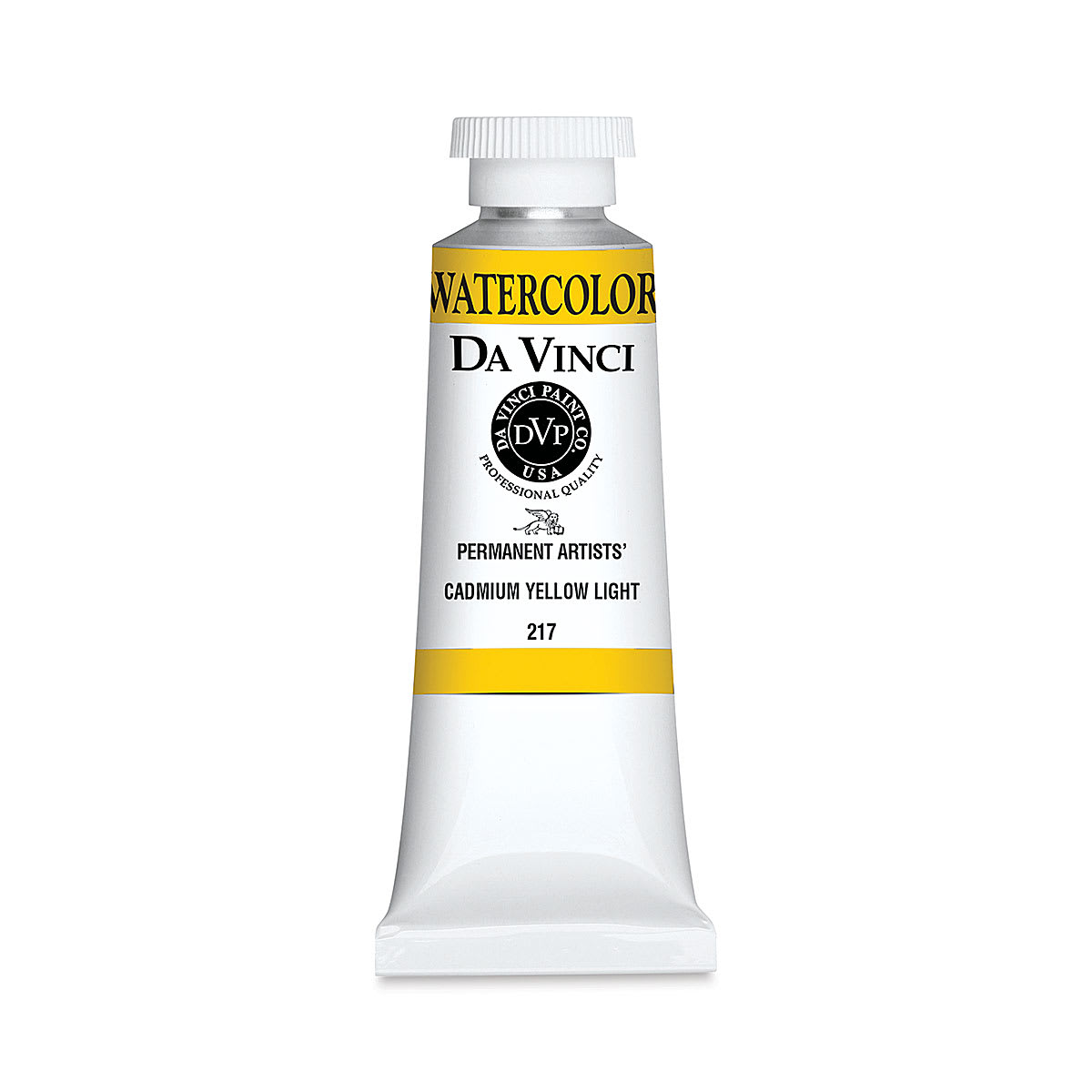Da Vinci Artists' Permanent Watercolor - Cadmium Yellow Light, 37 ml tube