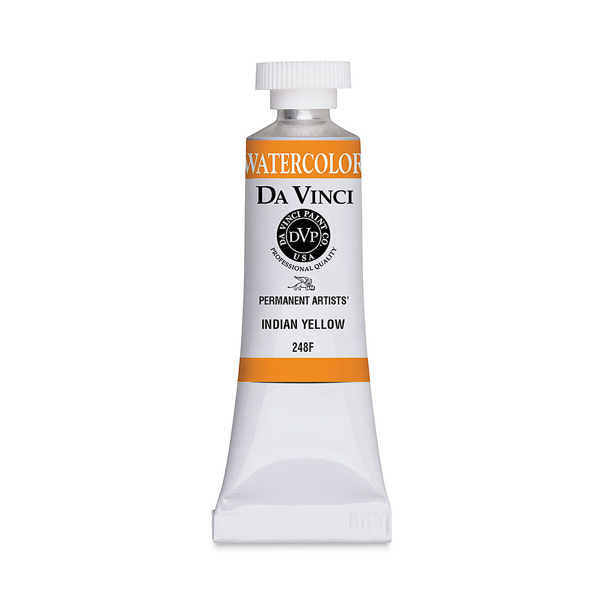 Da Vinci Artists' Permanent Watercolor - Indian Yellow, 15 ml tube
