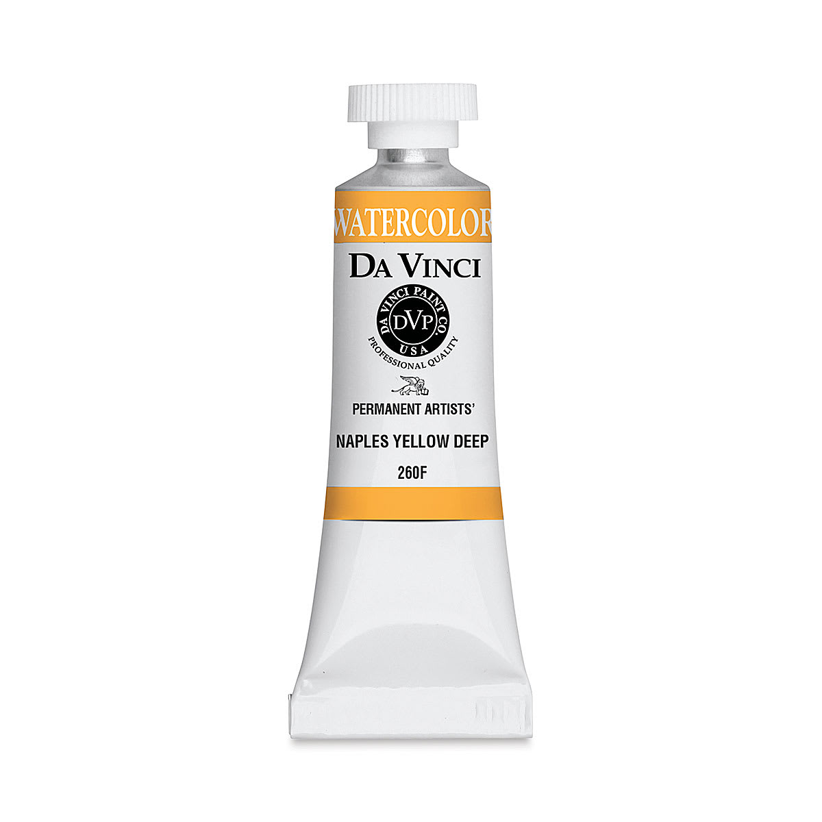 Da Vinci Artists' Permanent Watercolor - Naples Yellow Deep (CL), 15 ml tube