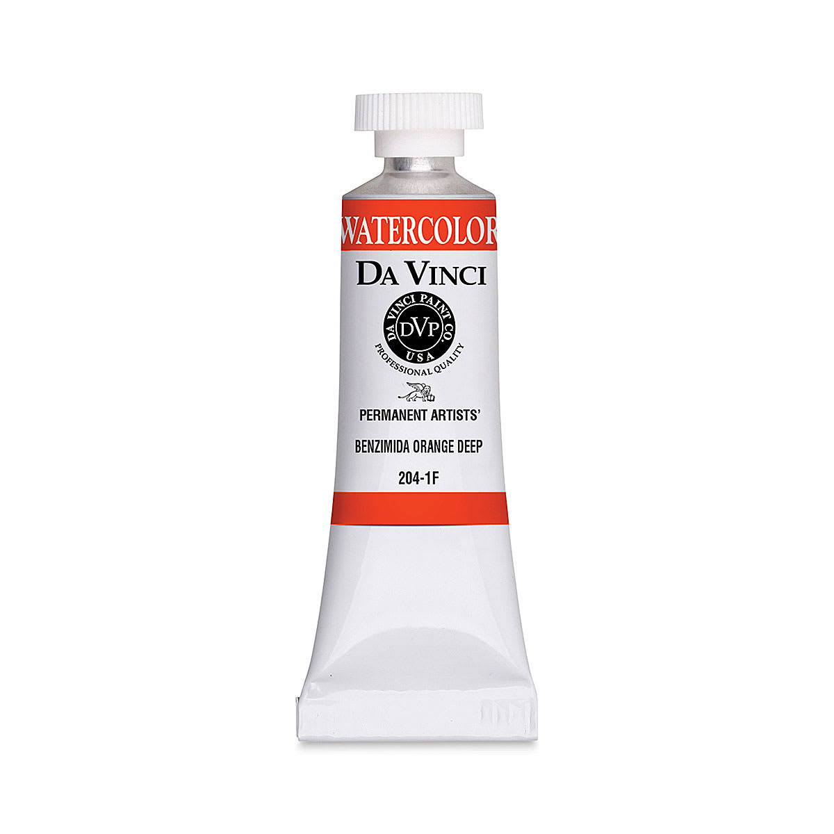 Da Vinci Artists' Permanent Watercolor - Benzimida Orange Deep, 15 ml tube