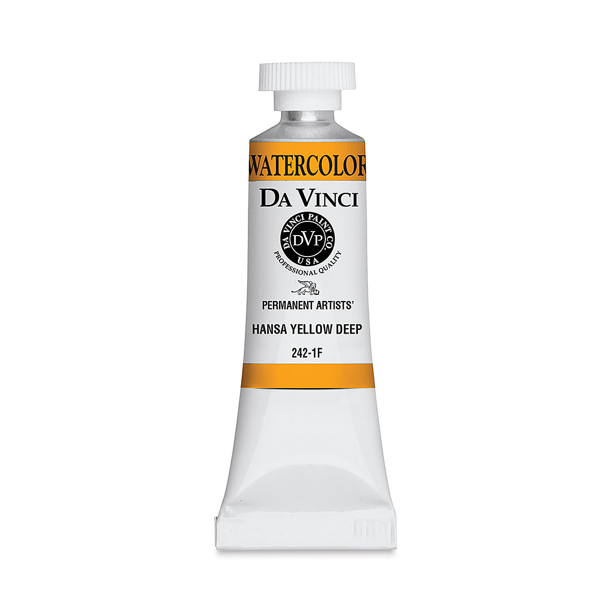 Da Vinci Artists' Permanent Watercolor - Hansa Yellow Deep, 15 ml tube