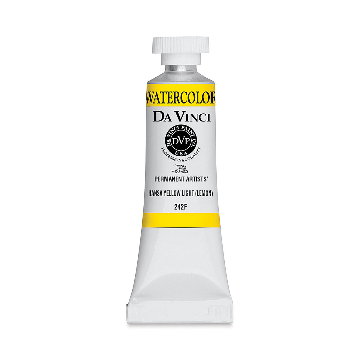 Da Vinci Artists' Permanent Watercolor - Hansa Yellow Light Lemon, 15 ml tube