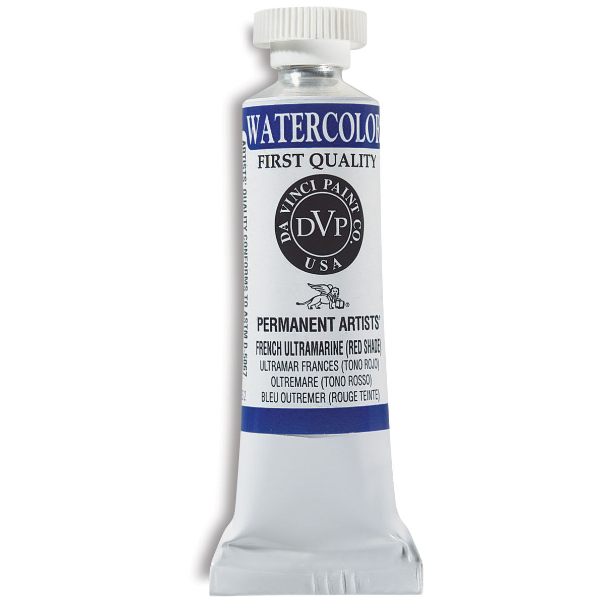 Da Vinci Artists' Permanent Watercolor - French Ultramarine, 15 ml tube