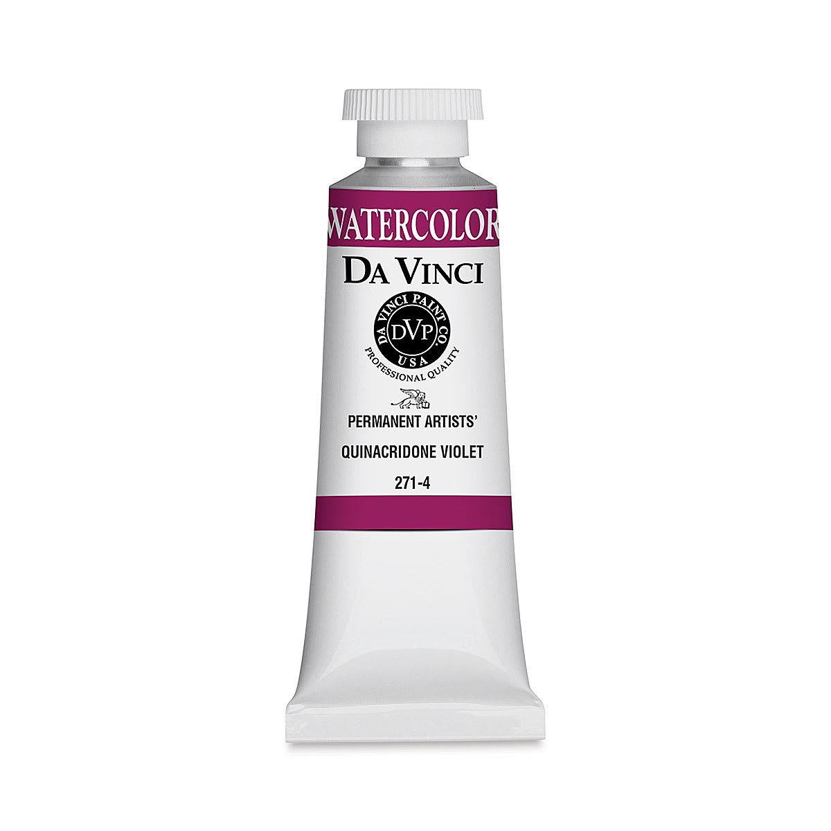 Da Vinci Artists' Permanent Watercolor - Quinacridone Violet, 37 ml tube