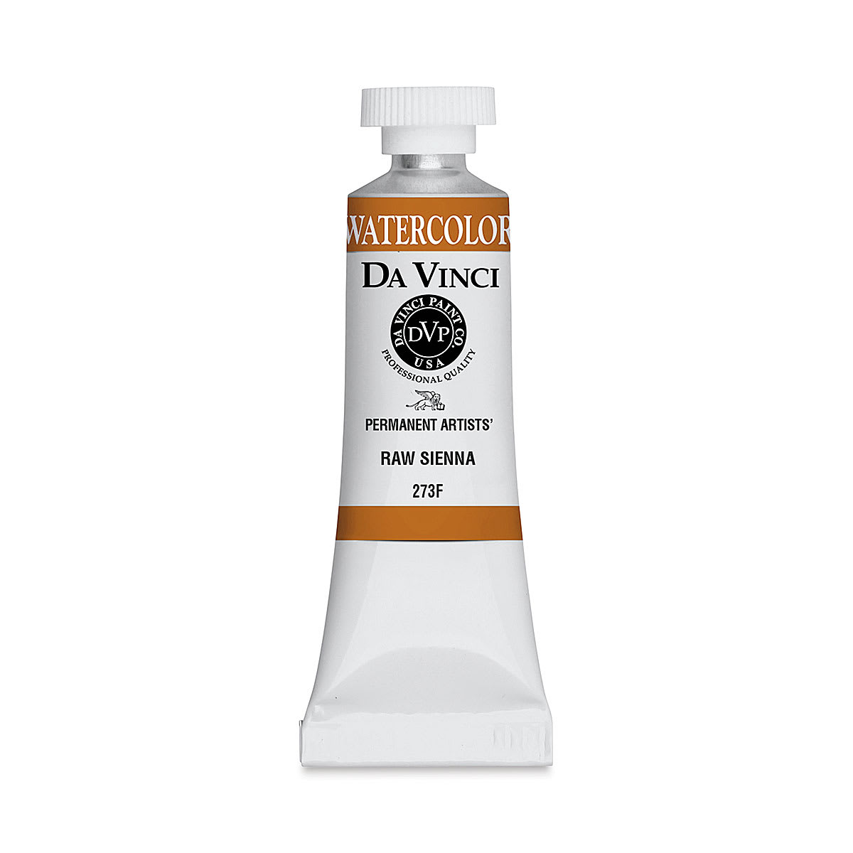 Da Vinci Artists' Permanent Watercolor - Raw Sienna, 15 ml tube