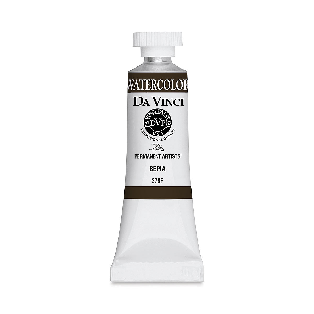 Da Vinci Artists' Permanent Watercolor - Sepia, 15 ml tube