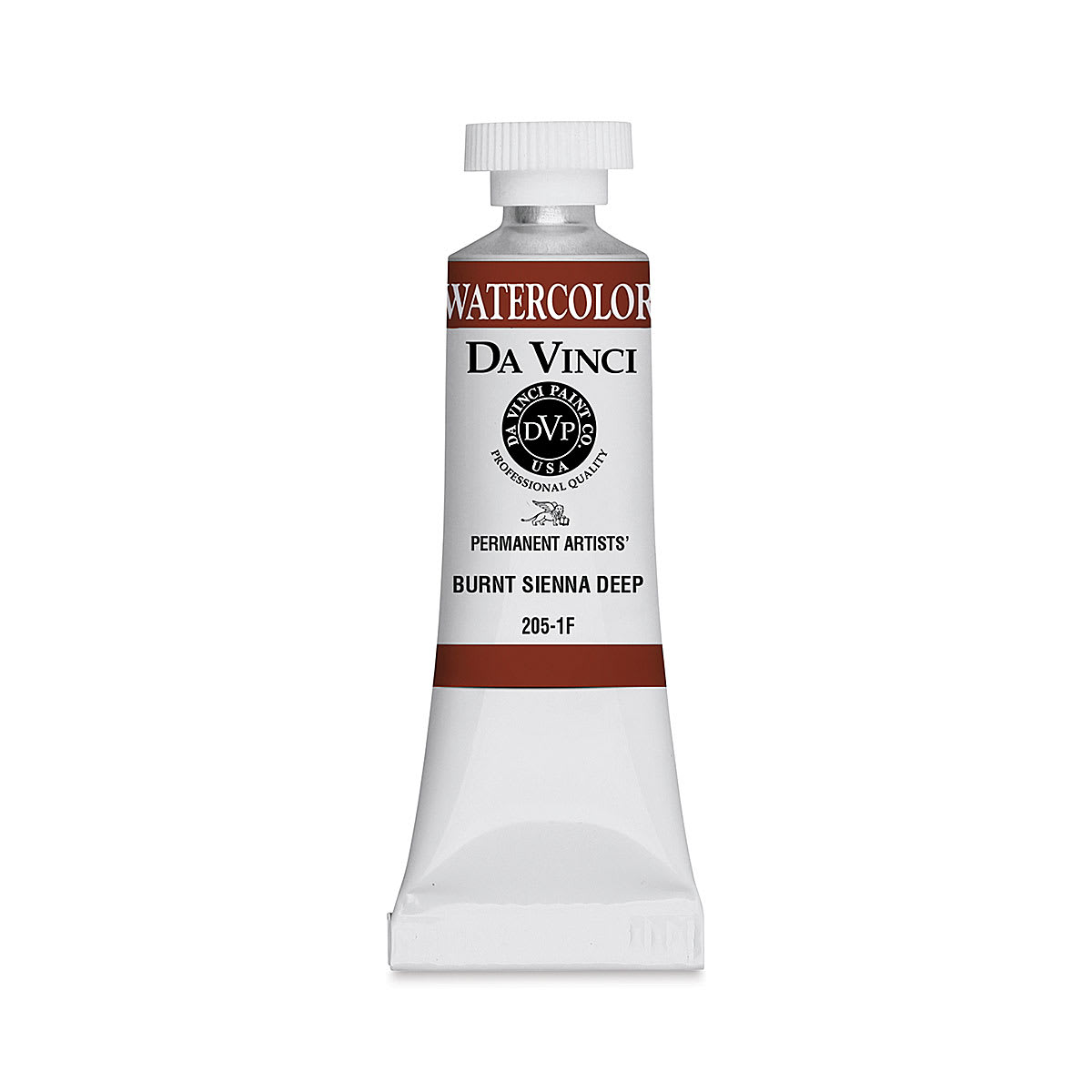 Da Vinci Artists' Permanent Watercolor - Burnt Sienna Deep, 15 ml tube