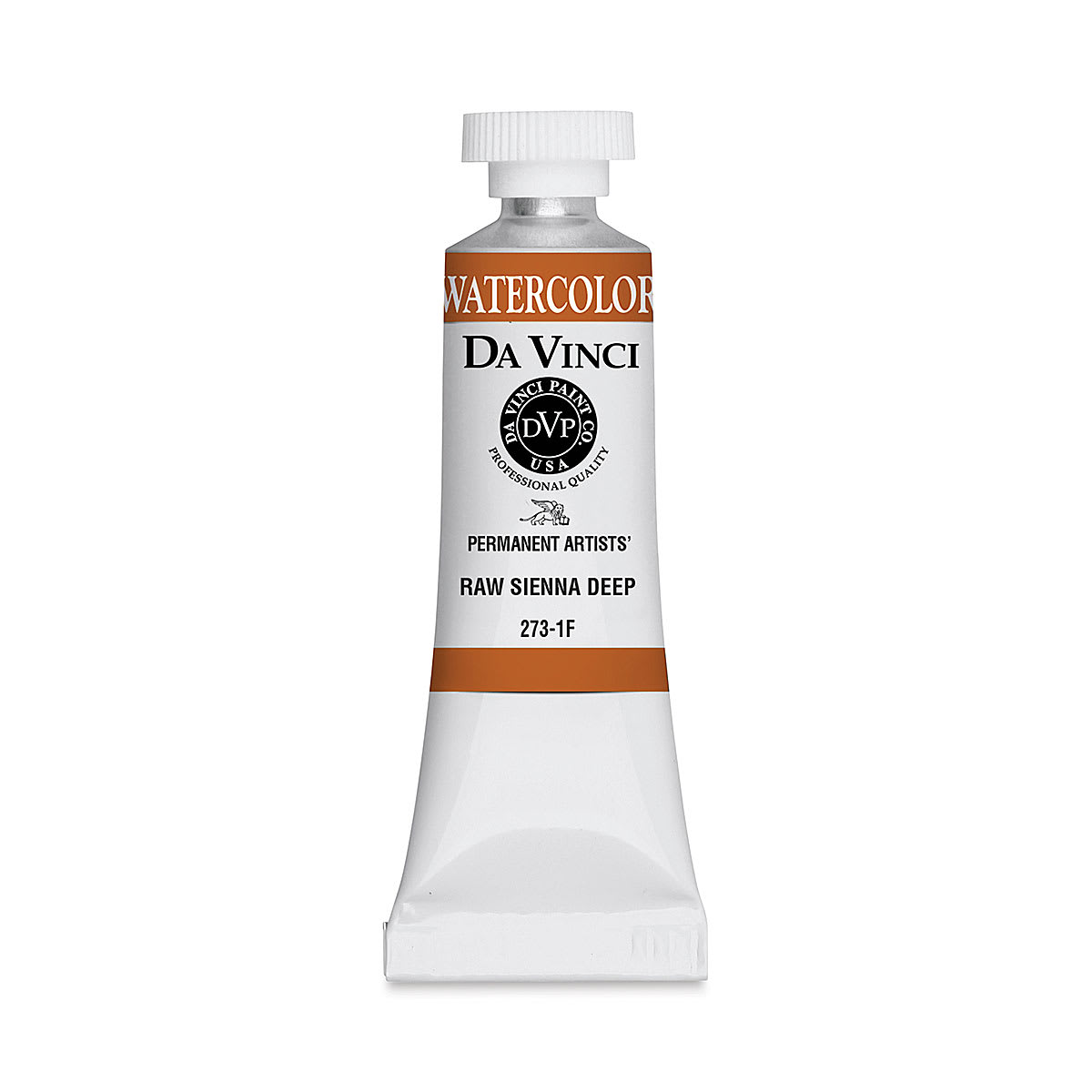 Da Vinci Artists' Permanent Watercolor - Raw Sienna Deep, 15 ml tube