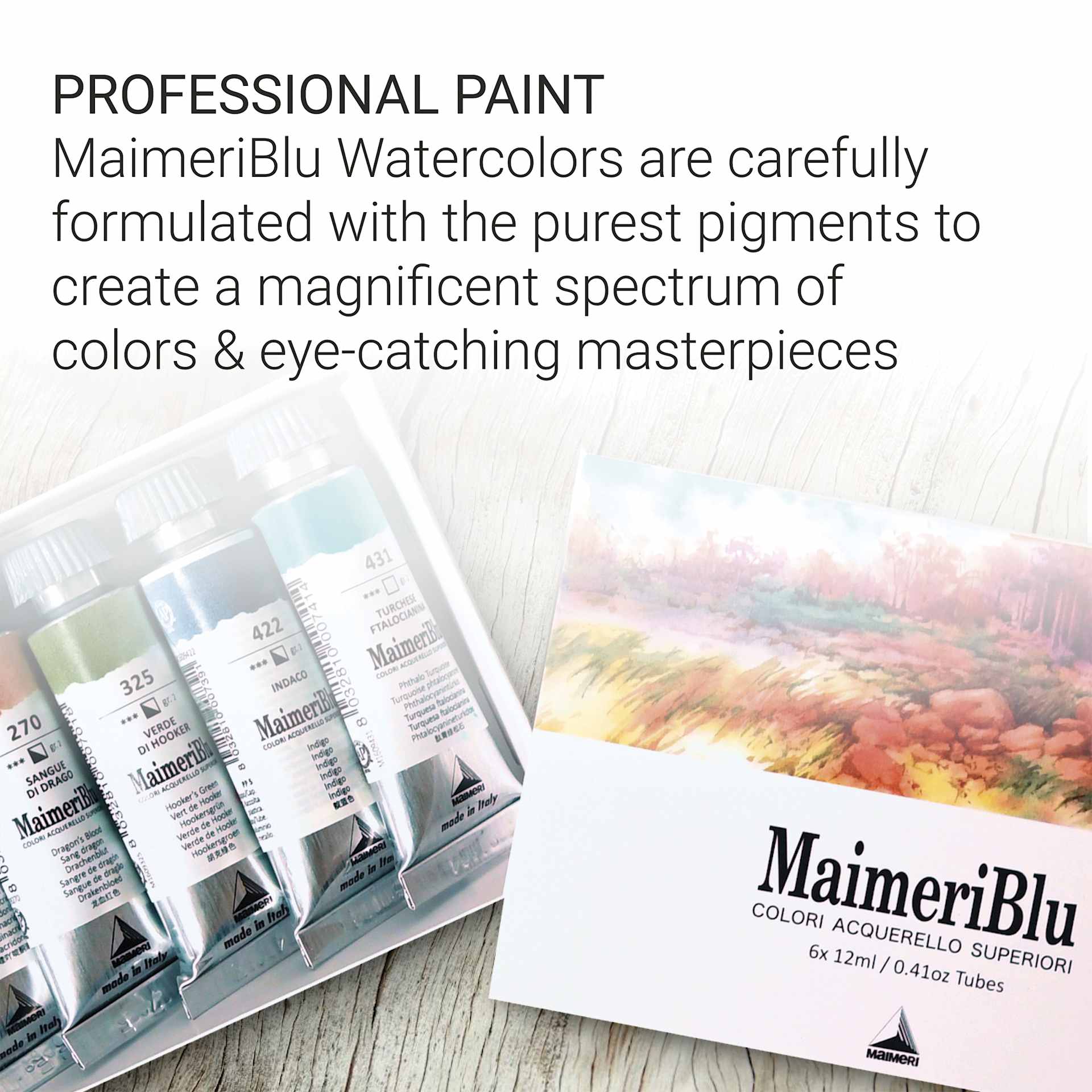 The selection of colors in the Steve Mitchell Set were curated to create a spectrum of eye-catching colors.