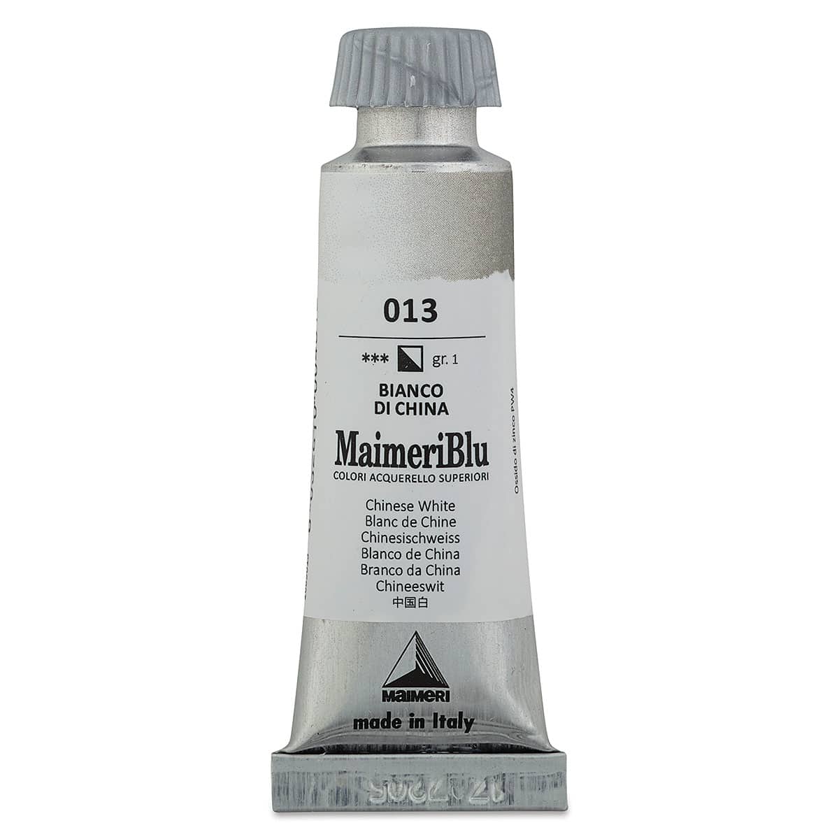Maimeri Blu Artist Watercolor - Chinese White, 12 ml Tube