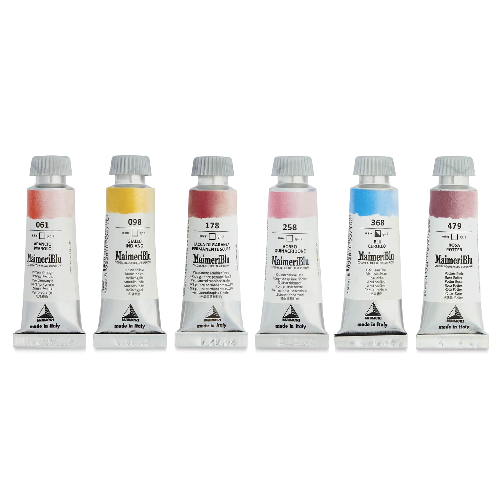 Maimeri Blu Artist Watercolor - Set of 6, Venice, 12 ml Tubes