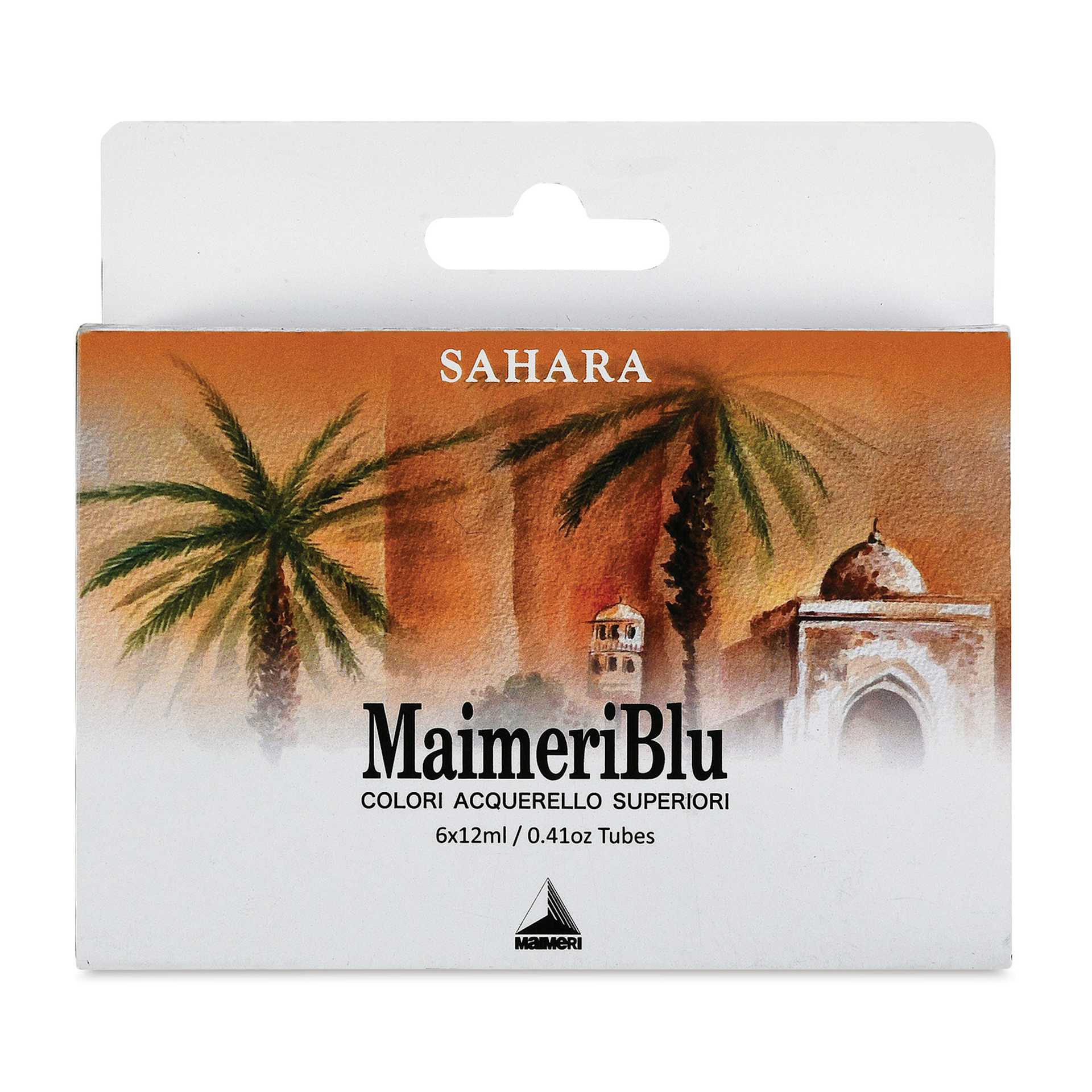 Maimeri Blu Artist Watercolor - Set of 6, Sahara, 12 ml Tubes front of package