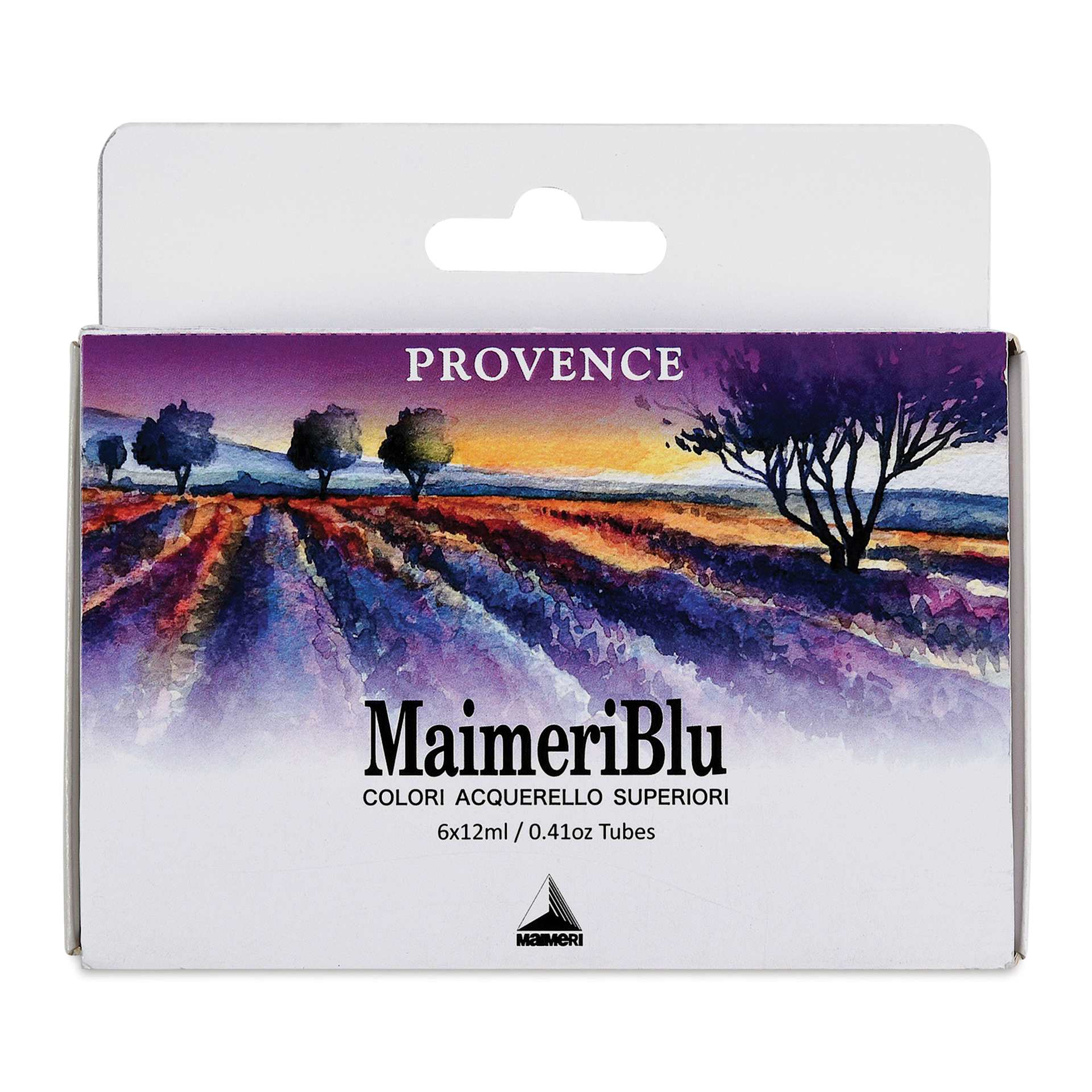Maimeri Blu Artist Watercolor - Set of 6, Provence, 12 ml Tubes front of package