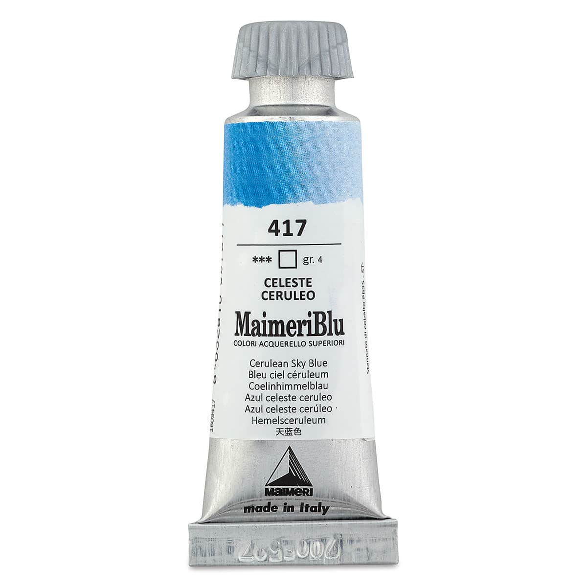 Maimeri Blu Artist Watercolor - Cerulean Sky Blue, 12 ml Tube