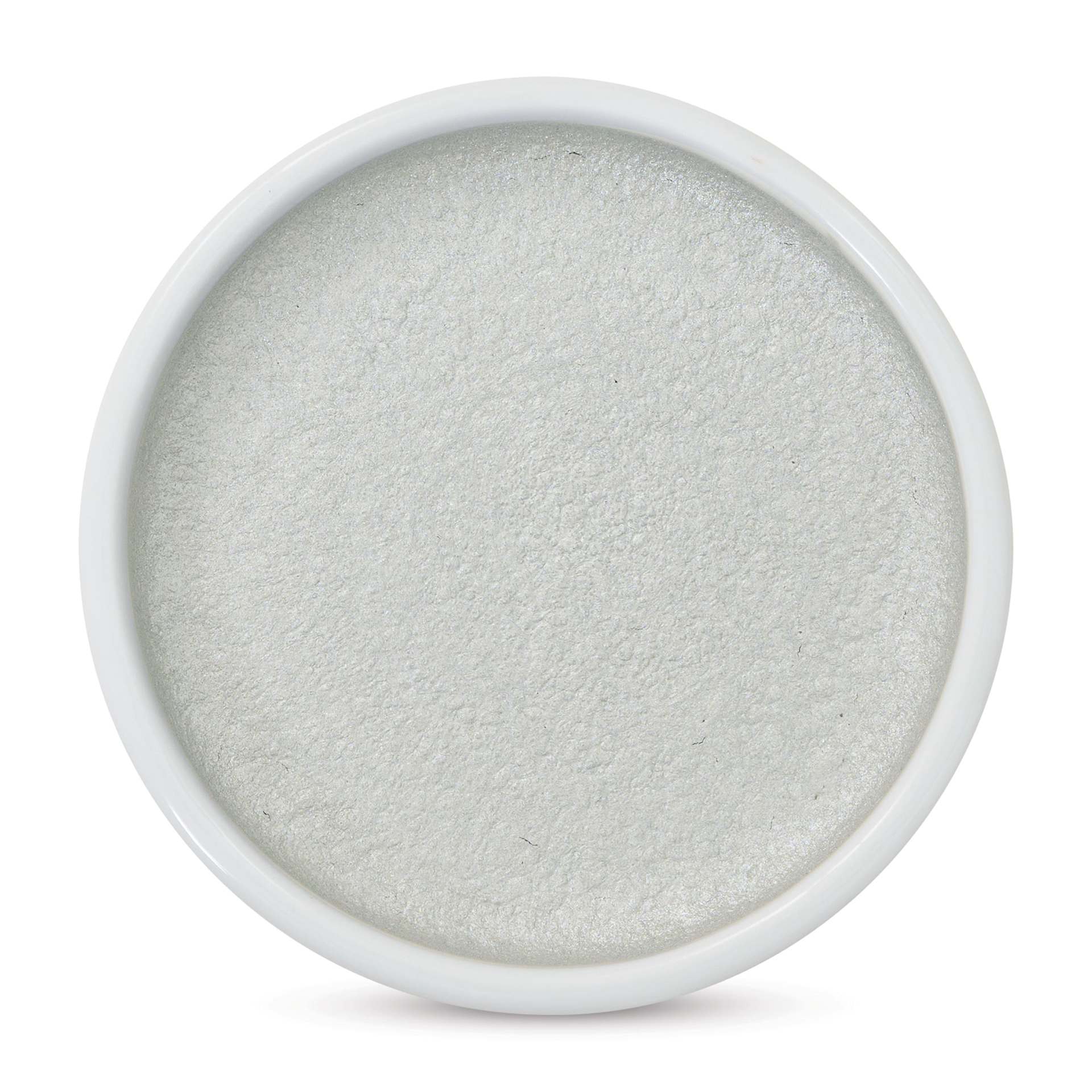 Yasutomo Traditional Japanese Watercolor Pan - Silver, 2-1/4" Dia