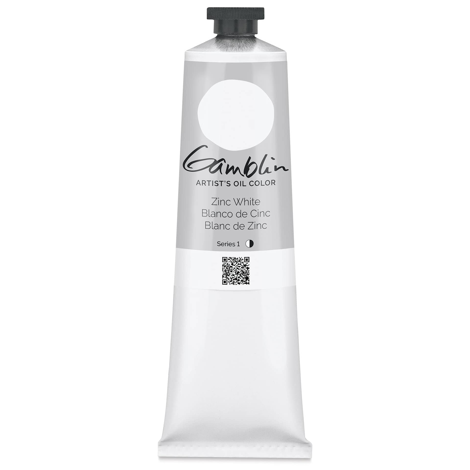 Gamblin Artist's Oil Color - Zinc White, 150 ml tube
