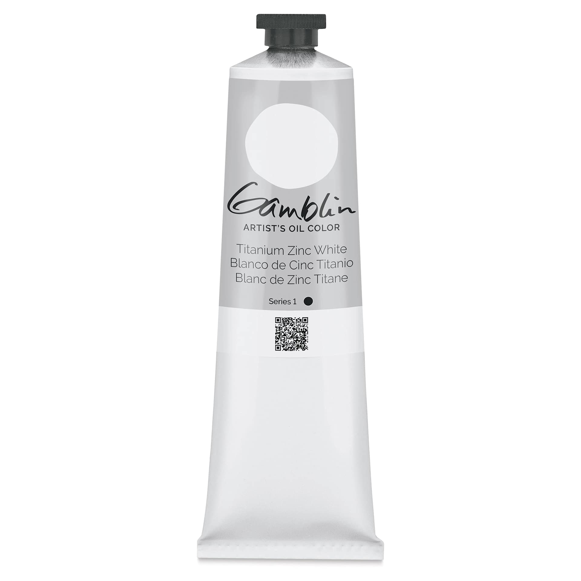 Gamblin Artist's Oil Color - Titanium-Zinc White, 150 ml tube