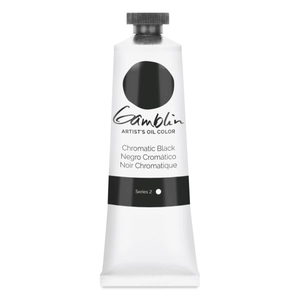 Gamblin Artist's Oil Color - Chromatic Black, 37 ml tube