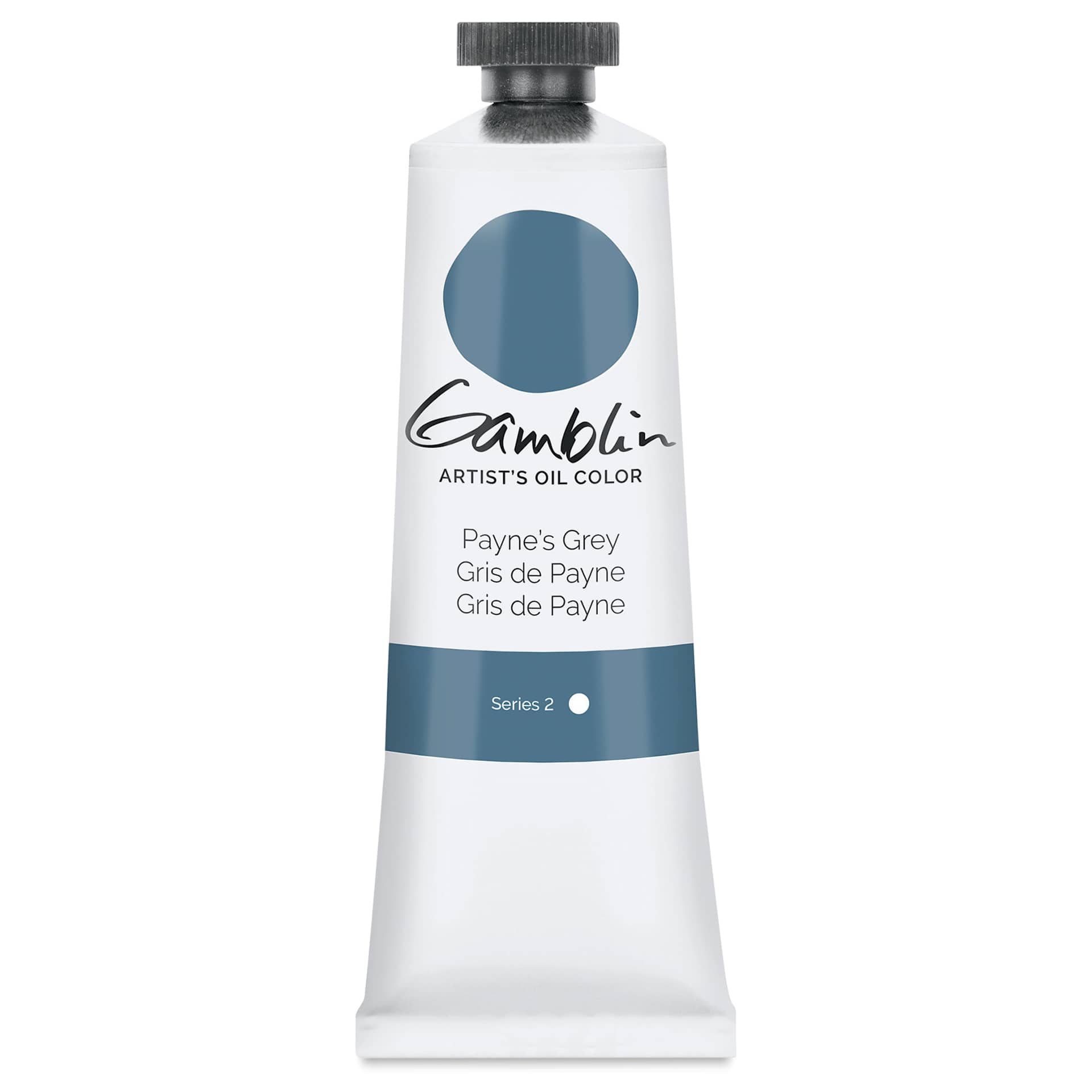 Gamblin Artist's Oil Color - Payne's Grey, 37 ml tube