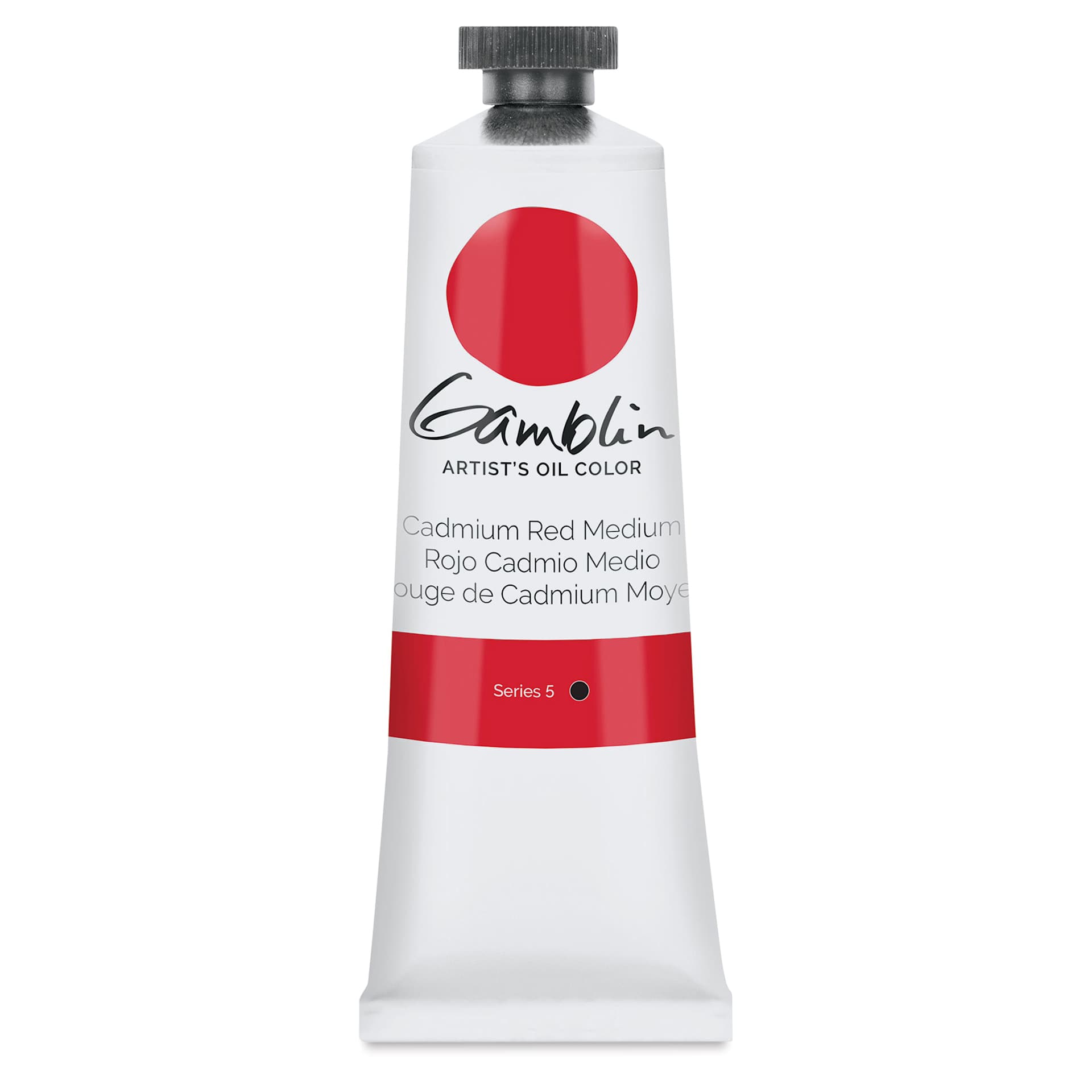 Gamblin Artist's Oil Color - Cadmium Red Medium, 37 ml tube