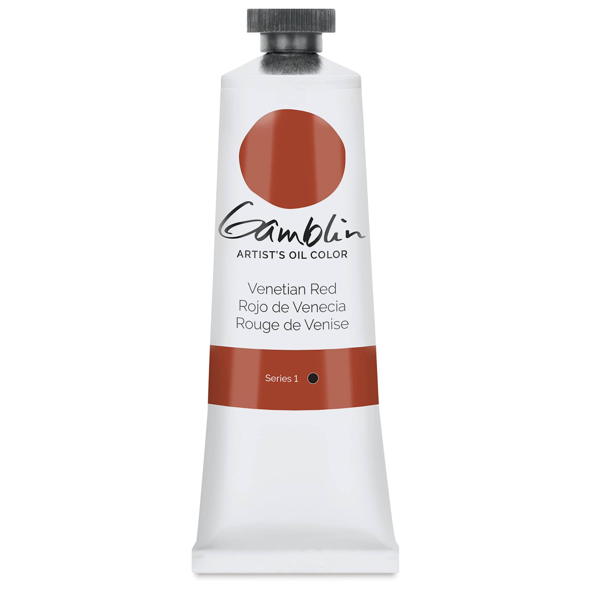 Gamblin Artist's Oil Color - Venetian Red, 37 ml tube