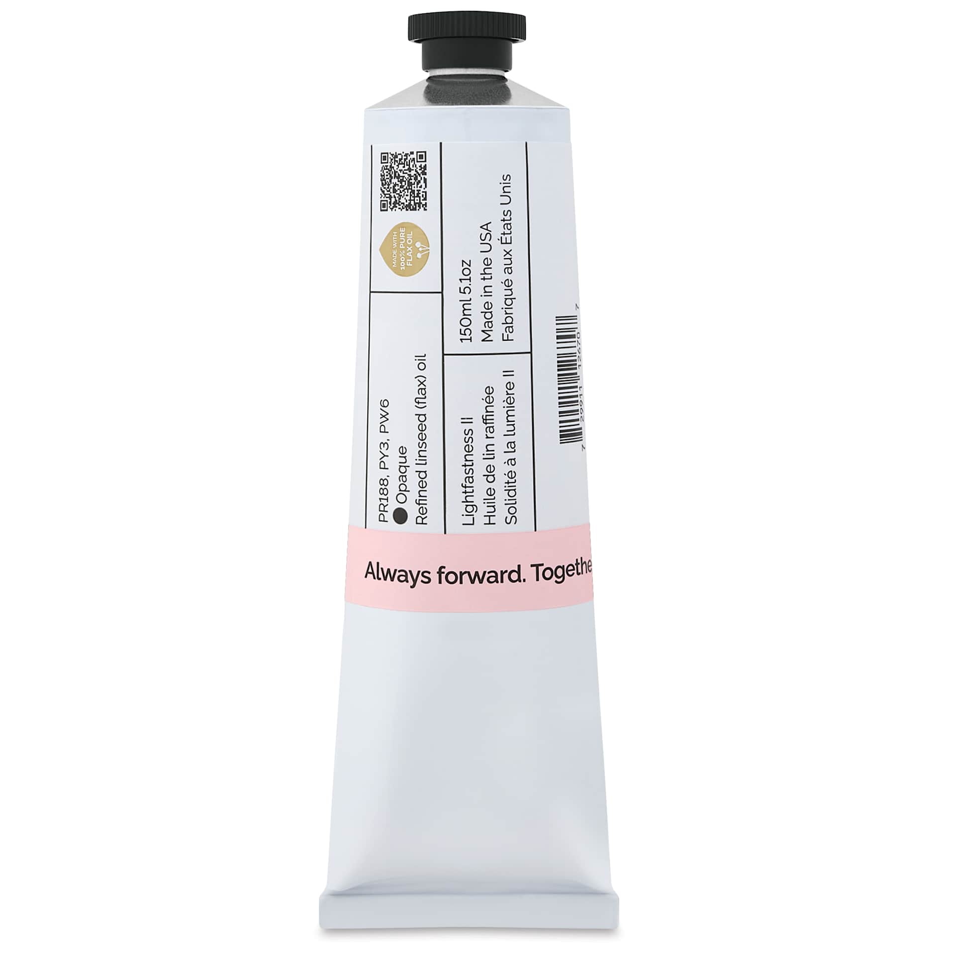 Gamblin Artist's Oil Color - Shell Pink, 150 ml tube back