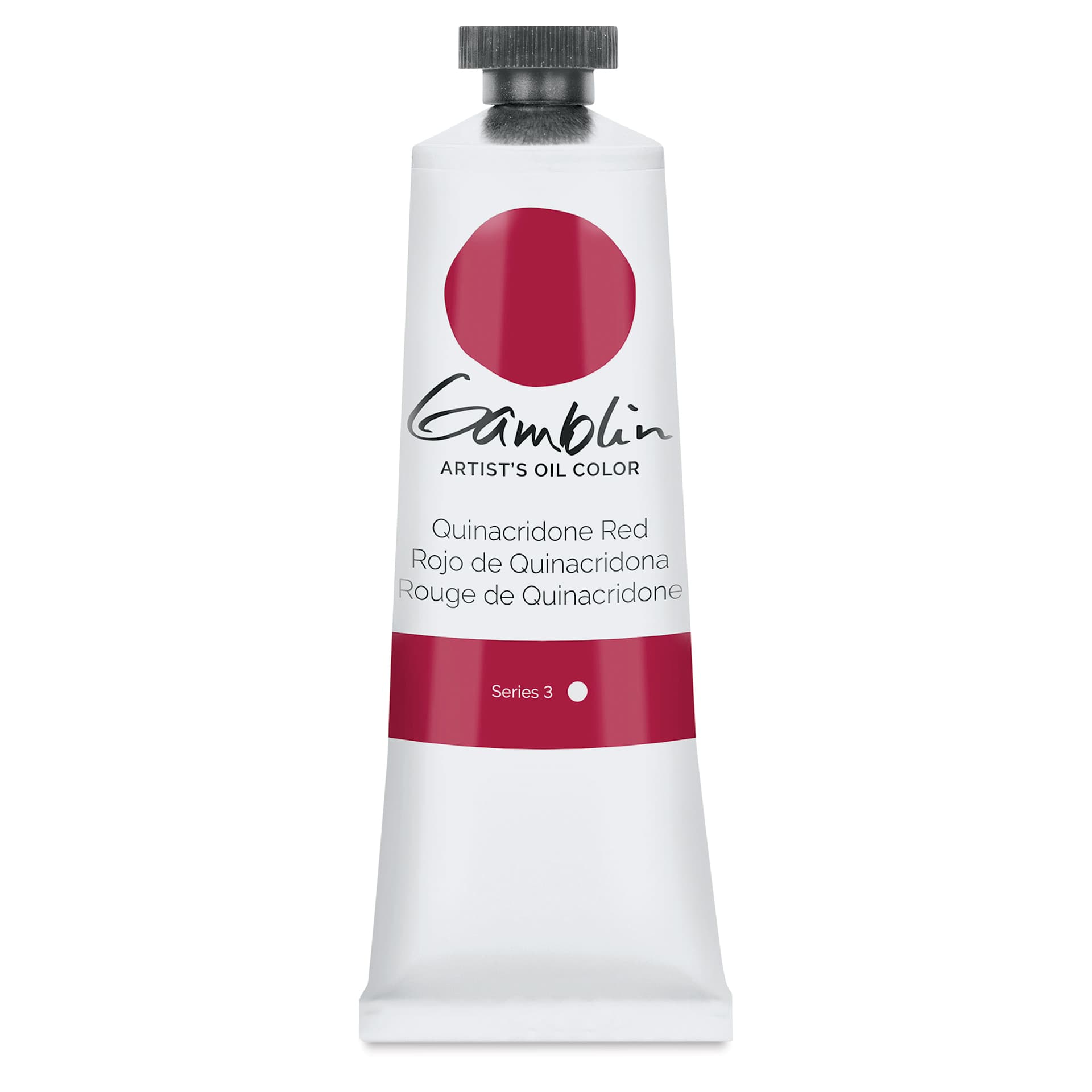 Gamblin Artist's Oil Color - Quinacridone Red, 37 ml tube